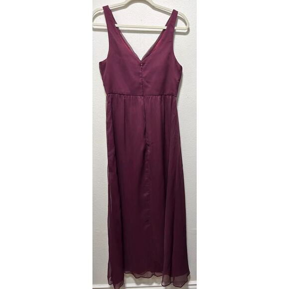 Anthropologie BHLDN Angie Chiffon Dress Bridesmaid Prom Formal Size Medium - Picture 5 of 7